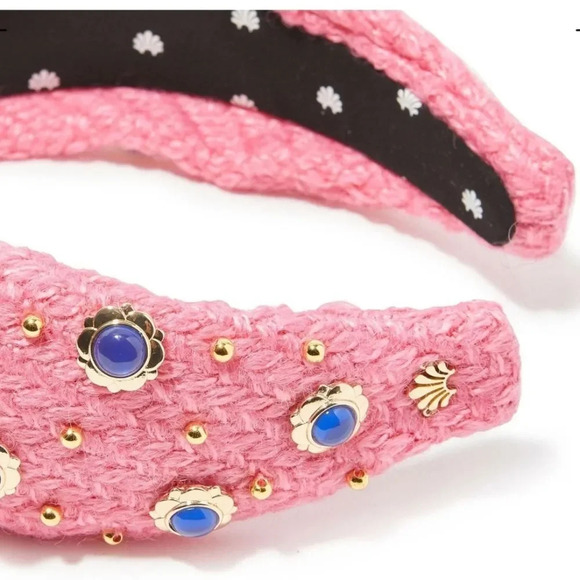 Lele Sadoughi Dahlia Eva Cabochon Knotted Headband - Picture 3 of 9